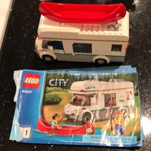 Lego Camper and canoe